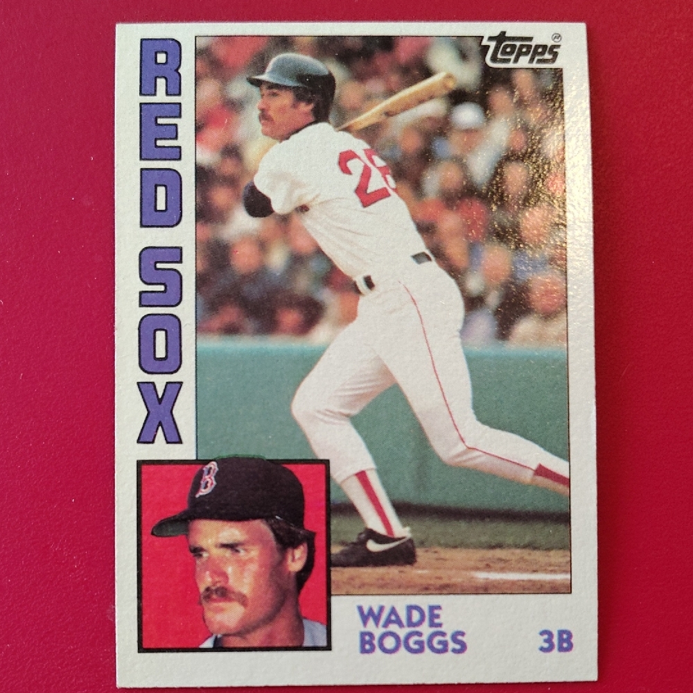 Wade Boggs 1984 Topps #30 Boston Red Sox Baseball Card